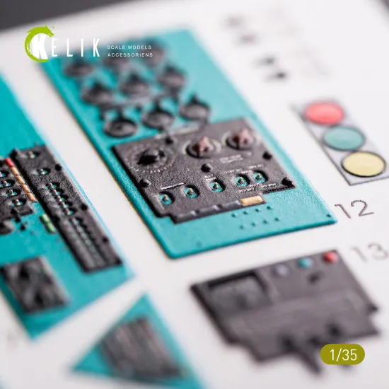 Kelik K35003 - 1/35 MI-8MT/MI-17 interior 3D decals for Trumpeter model kit