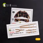 Kelik K32001 - 1/32 Gloster Gladiator Mk.II interior 3D decals for Icm kit