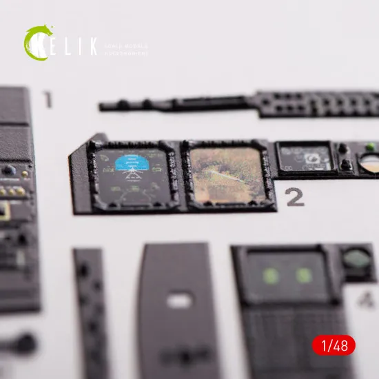 Kelik K48006 - 1/48 MV-22 Osprey interior 3D decals for Hobby Boss kit