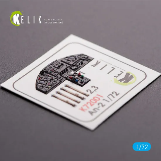Kelik K72001 - 1/72 AN-2 Colt interior 3D decals for Trumpeter model kit