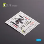 Kelik K72002 - 1/72 F-5E Tiger II Early series interior 3D decals Dream Model
