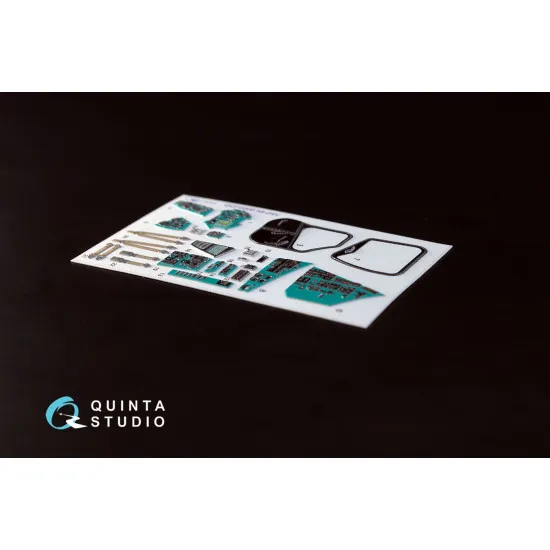 Quinta QD72006 - 1/72 3D-Printed interior for Mi-24V Hind Zvezda kit