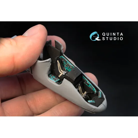 Quinta QD72006 - 1/72 3D-Printed interior for Mi-24V Hind Zvezda kit