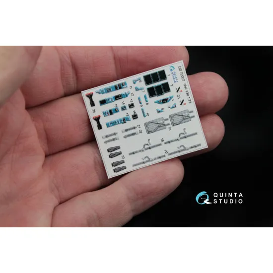 Quinta studios QD72007 1/72 3D-Printed and coloured Interior Yak-130 Zvezda