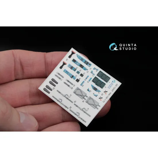 Quinta studios QD72007 1/72 3D-Printed and coloured Interior Yak-130 Zvezda