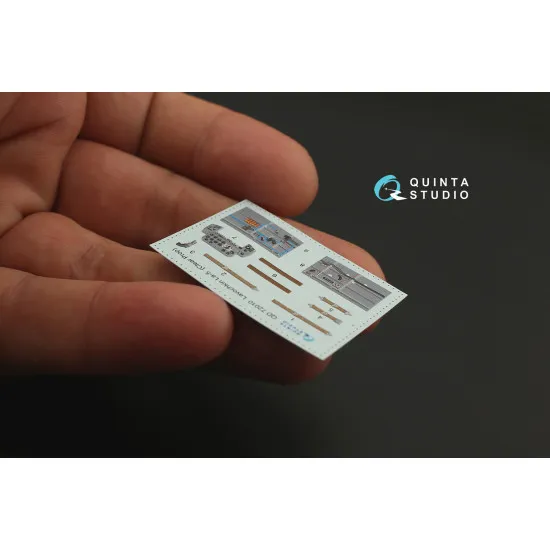 Quintas QD72010 - 1/72 La-5 3D-Printed & Coloured Interior (For ClearProp Kit)