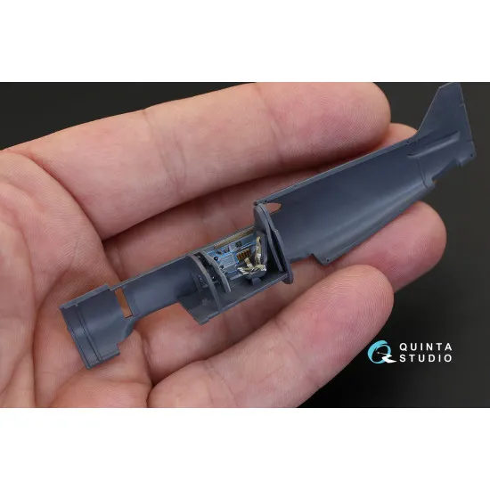 Quintas QD72010 - 1/72 La-5 3D-Printed & Coloured Interior (For ClearProp Kit)