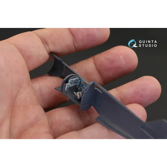 Quintas QD72010 - 1/72 La-5 3D-Printed & Coloured Interior (For ClearProp Kit)