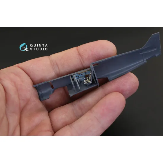 Quintas QD72010 - 1/72 La-5 3D-Printed & Coloured Interior (For ClearProp Kit)