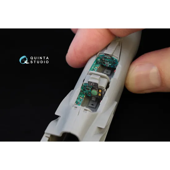 Quinta QD72015 - 1/72 3D-Printed coloured interior for MiG-31DZ Trumpeter