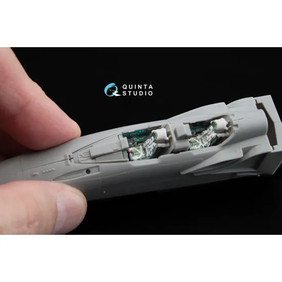 Quinta QD72015 - 1/72 3D-Printed coloured interior for MiG-31DZ Trumpeter