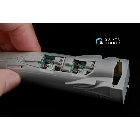 Quinta QD72014 1/72 3D-Printed & Coloured Interior for MiG-31B Trumpeter Kit