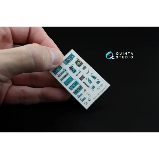 Quinta QD72014 1/72 3D-Printed & Coloured Interior for MiG-31B Trumpeter Kit