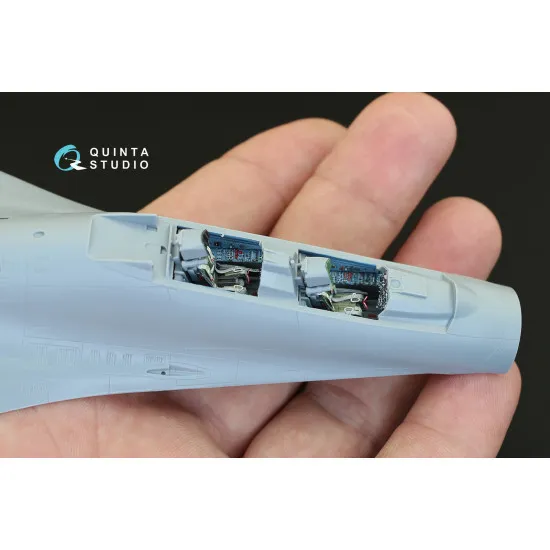 Quinta QD72020 - 1/72 3D-Printed & coloured interior for Su-27UB (Zvezda kit)