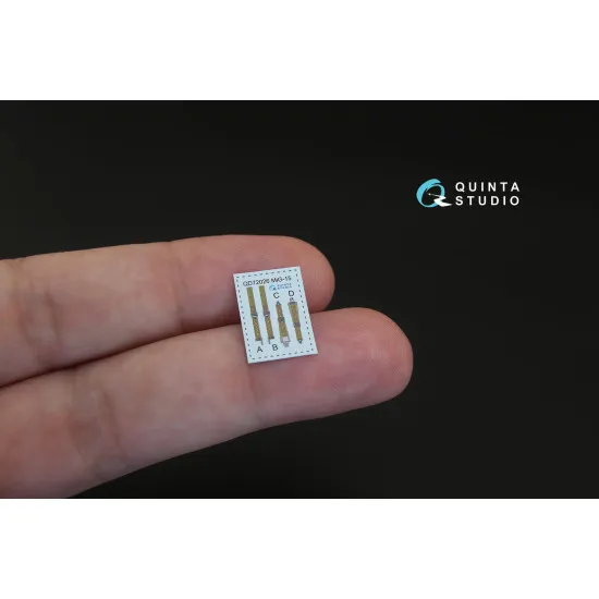 Quinta QD72026 - 1/72 3D-Printed & coloured Interior for MiG-15 (Eduard kit)