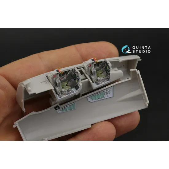 Quinta QD72027 - 1/72 3D-Printed colored Interior for F-14A Hasegawa kit