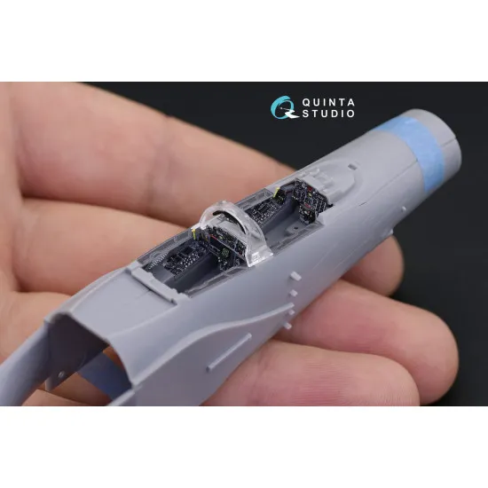 Quinta's QD72029 - 1/72 3D-Printed Interior for F-4E early/F-4EJ (FineMolds kit) Quinta's QD72029 - 1/72 3D-Printed Interior for F-4E early/F-4EJ (FineMolds kit)