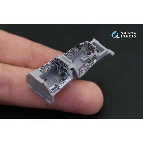 Quinta's QD72029 - 1/72 3D-Printed Interior for F-4E early/F-4EJ (FineMolds kit) Quinta's QD72029 - 1/72 3D-Printed Interior for F-4E early/F-4EJ (FineMolds kit)