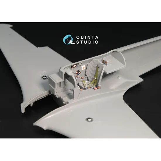 Quinta studio's QD48001 - 1/48 Interior 3D decal for Yak-3 (4814 Zvezda kit)
