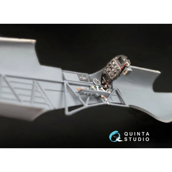 Quinta QD48002 - 1/48 3D-Printed coloured interior Yak-1 early for all kits