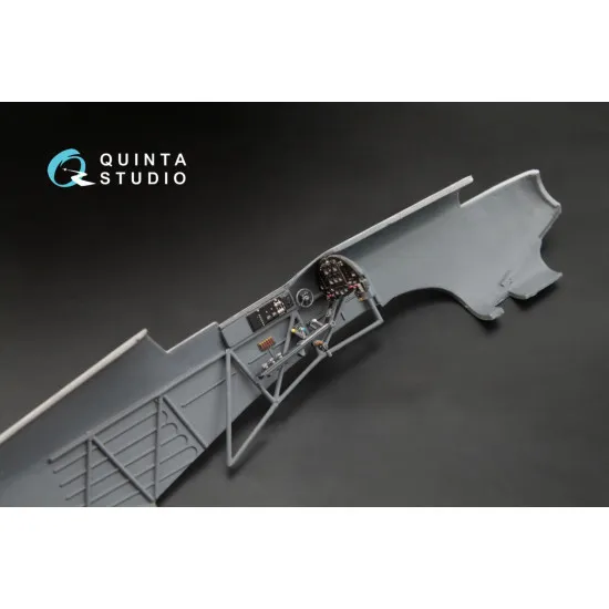 Quinta QD48003 - 1/48 3D-Printed coloured interior for Yak-1 mid.prod all kits