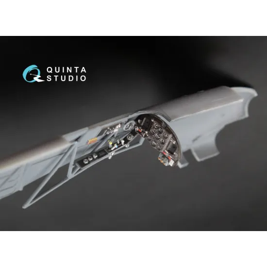Quinta QD48003 - 1/48 3D-Printed coloured interior for Yak-1 mid.prod all kits