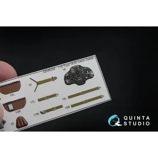 Quinta QD48009 - 1/48 3D-Printed interior for I-16 (type 18/24)
