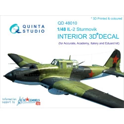Quinta QD48010 - 1/48 3D-Print&colour inter IL-2 Accurate/Academy/Italery/Eduard