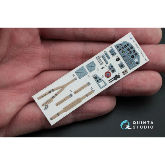 Quinta QD48020 - 1/48 3D-Printed interior for IL-2 (Tamiya kit)