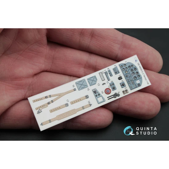 Quinta QD48020 - 1/48 3D-Printed interior for IL-2 (Tamiya kit)