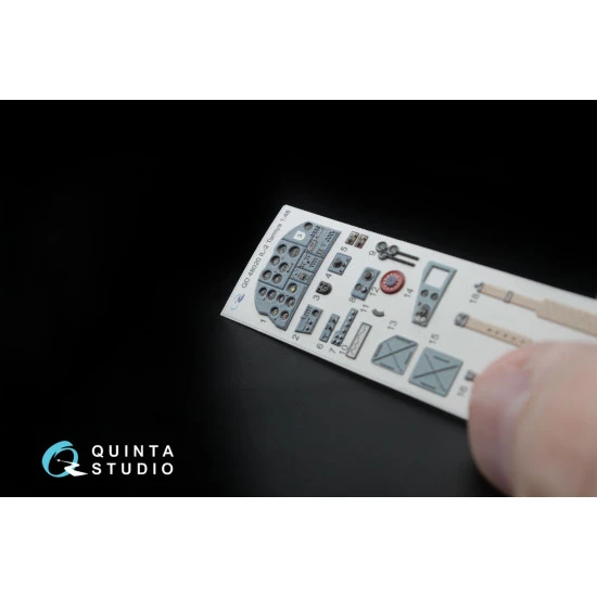 Quinta QD48020 - 1/48 3D-Printed interior for IL-2 (Tamiya kit)
