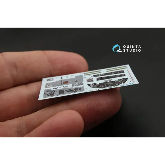 Quinta QD48023 - 1/48 3D-Printed & Coloured Interior for La-9 (ARK Kit)