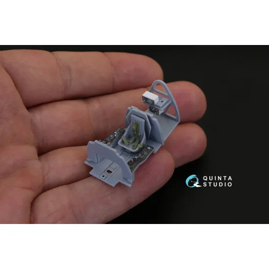Quinta QD48023 - 1/48 3D-Printed & Coloured Interior for La-9 (ARK Kit)