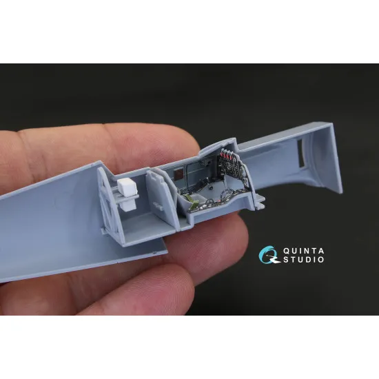 Quinta QD48023 - 1/48 3D-Printed & Coloured Interior for La-9 (ARK Kit)