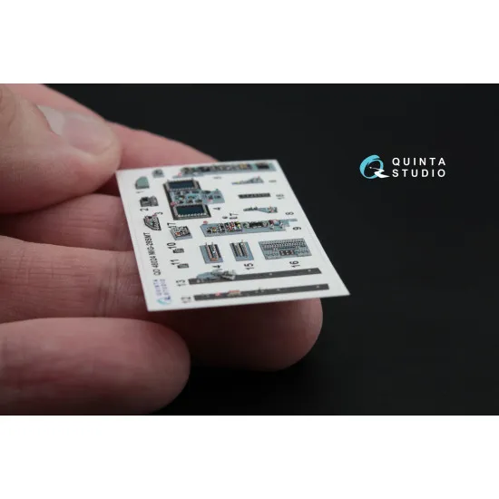 Quinta QD48024 - 1/48 3D-Printed interior for MiG-29 SMT (9-19) GWH kit