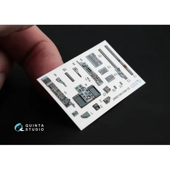 Quinta QD48024 - 1/48 3D-Printed interior for MiG-29 SMT (9-19) GWH kit