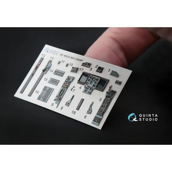 Quinta QD48024 - 1/48 3D-Printed interior for MiG-29 SMT (9-19) GWH kit