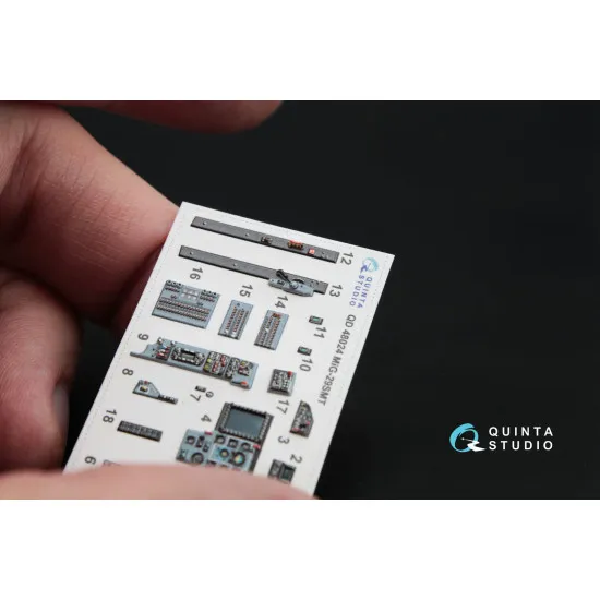 Quinta QD48024 - 1/48 3D-Printed interior for MiG-29 SMT (9-19) GWH kit