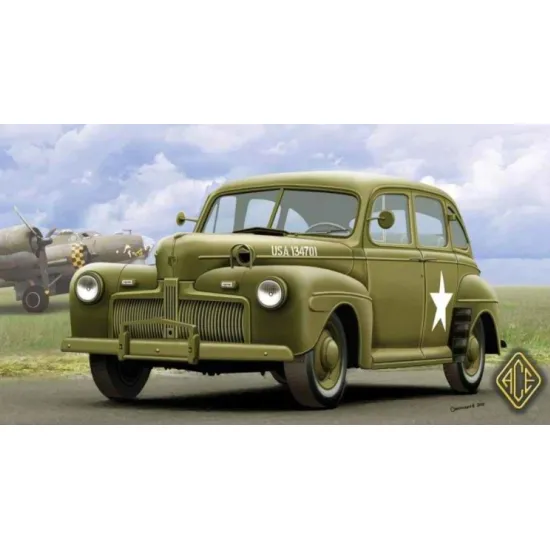 Us Stock Us Army Staff Car Model 1942 1/72 Ace 72298
