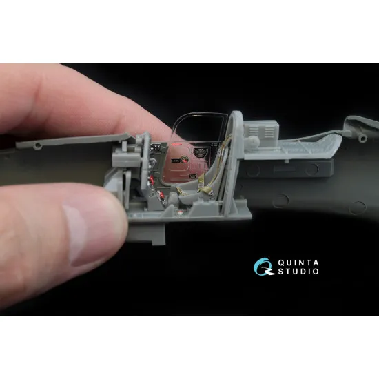 Quinta Studio QD48034 1/48 3D-Printed and coloured interior for P-39Q/N Hasegawa kit