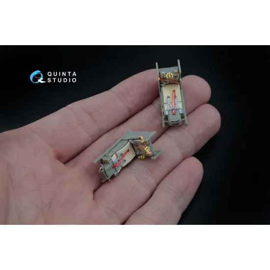 Quinta QD48045 - 1/48 3D-Printed interior for F-16D (block 30/40/50) (Kinetic kit)