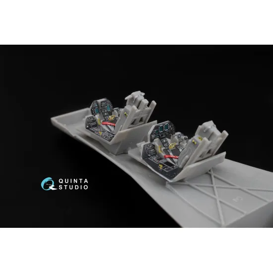 Quinta QD48046 - 1/48 3D-Printed & coloured interior for F-16I (Hasegawa kit)