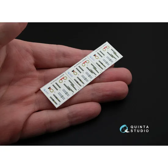 Quinta QD48048 - 1/48 3D Printed & Coloured Interior for F-14A (Tamiya Kit)