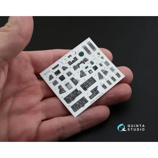 Quinta QD48048 - 1/48 3D Printed & Coloured Interior for F-14A (Tamiya Kit)
