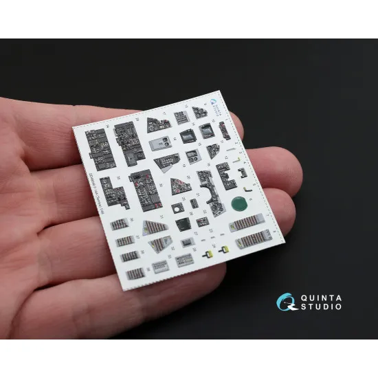 Quinta QD48048 - 1/48 3D Printed & Coloured Interior for F-14A (Tamiya Kit)