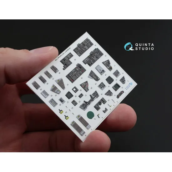Quinta QD48048 - 1/48 3D Printed & Coloured Interior for F-14A (Tamiya Kit)