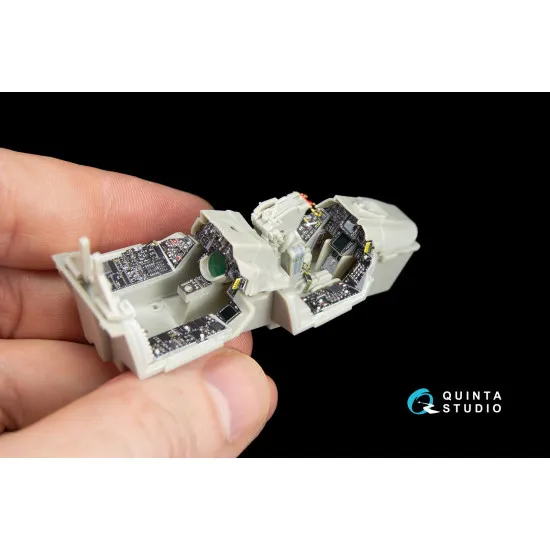 Quinta QD48048 - 1/48 3D Printed & Coloured Interior for F-14A (Tamiya Kit)