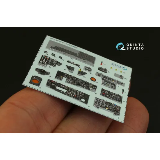 Quinta QD48055 - 1/48 3D-Printed&coloured Interior on decal for F-4J ZM SWS