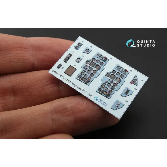 Quinta QD48056 - 1/48 3D-Printed interior for Su-17M4/22M4 (KittyHawk kit) Quinta QD48056 - 1/48 3D-Printed interior for Su-17M4/22M4 (KittyHawk kit)