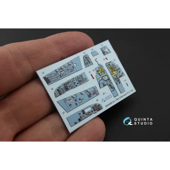 Quinta QD48056 - 1/48 3D-Printed interior for Su-17M4/22M4 (KittyHawk kit) Quinta QD48056 - 1/48 3D-Printed interior for Su-17M4/22M4 (KittyHawk kit)
